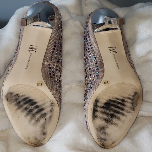 INC Iridescent Crystal Heels - Picture 5 of 6